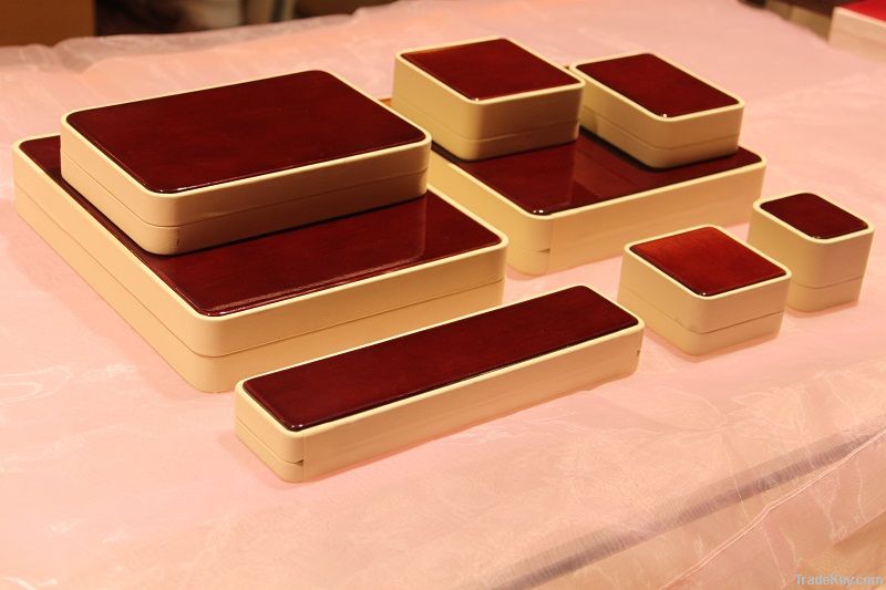 Wood and Acrylic Ring and Jewelry Boxes