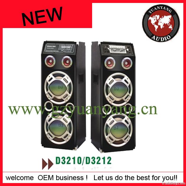 active stage speaker with LED light
