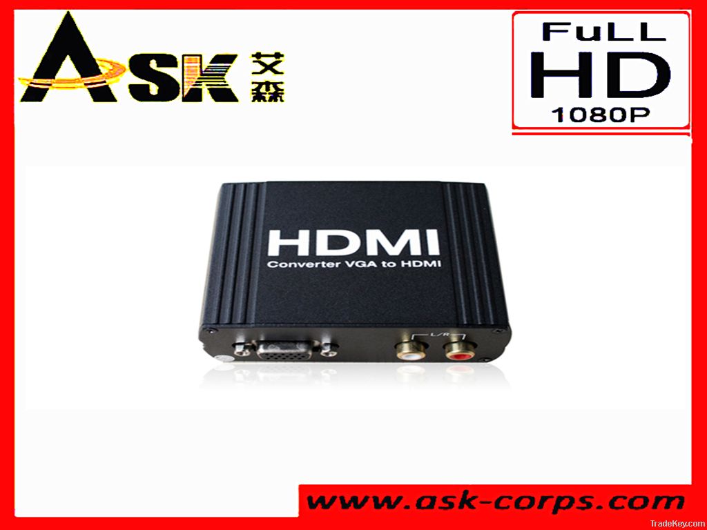 2012 new hot sale High qulity VGA to HDMI Conventer