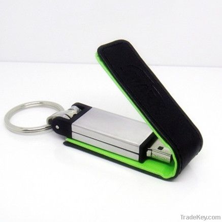 8GB Leather usb flash drive