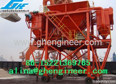 50-100cbm Rubber-Tyred Dust-Trap Hopper for Port Unloading