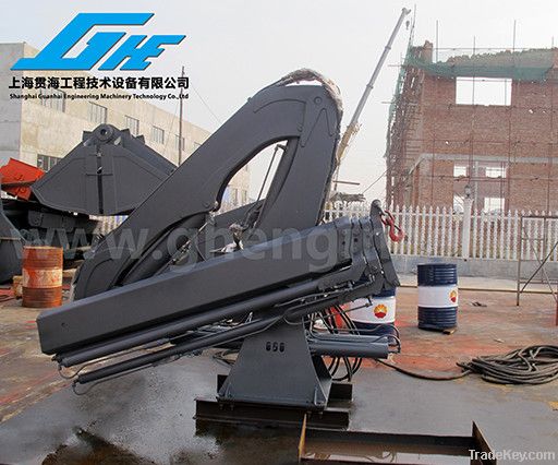 3.5t/15m Knuckle Boom Deck Crane for Barge