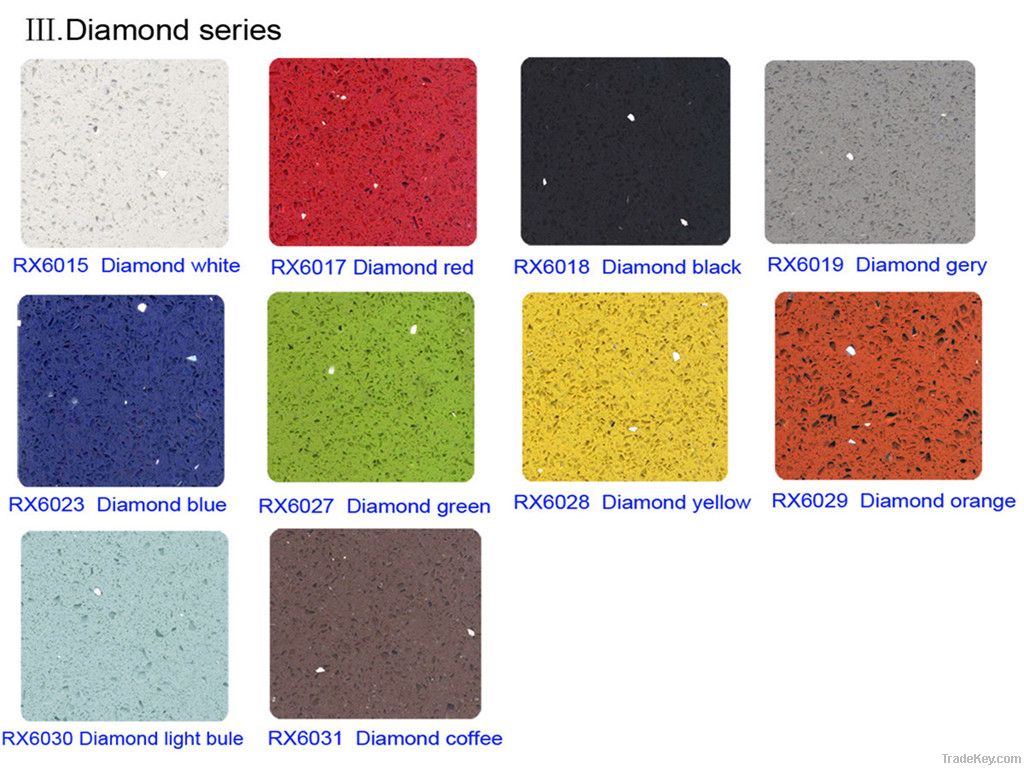 Diamond series artificial quartz stone