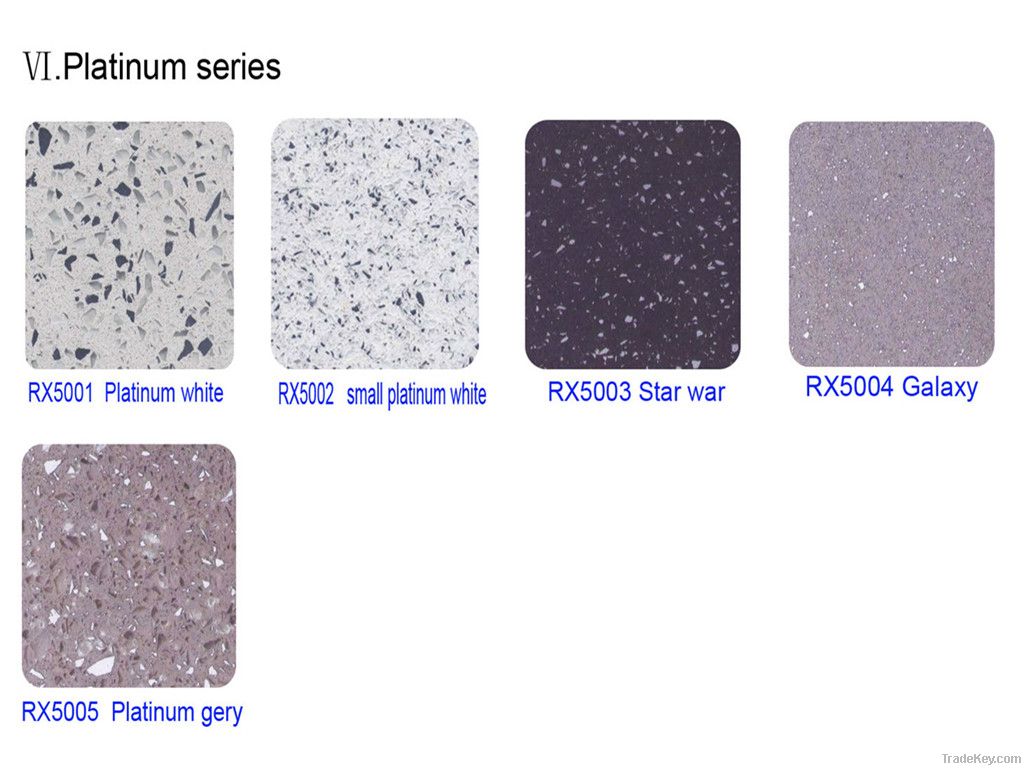 Platinum series artificial quartz stone slab