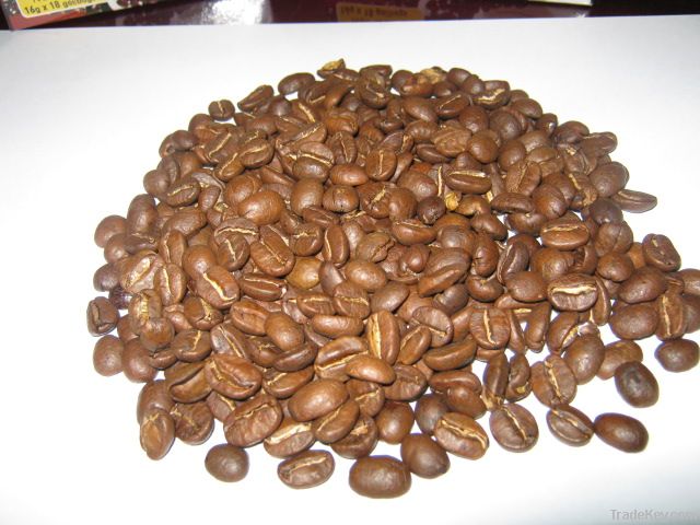 Roasted coffee bean