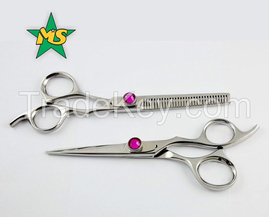 Professional Hair Cutting & Thinning Scissors Barber Shears Hairdressing Set