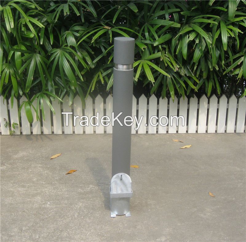 Metal parking bollard steel traffic bollard