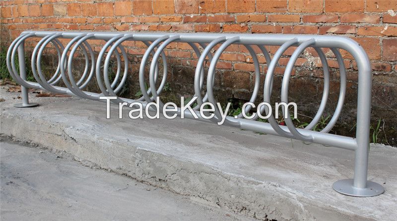 Hot dip galvanized 14 bike space bicycle parking rack bike stand bike parking rack