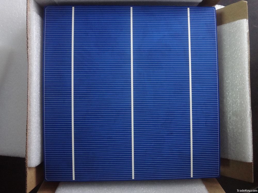 2012 Hottest sell 156 mono PVsolar cell high efficiency with low price