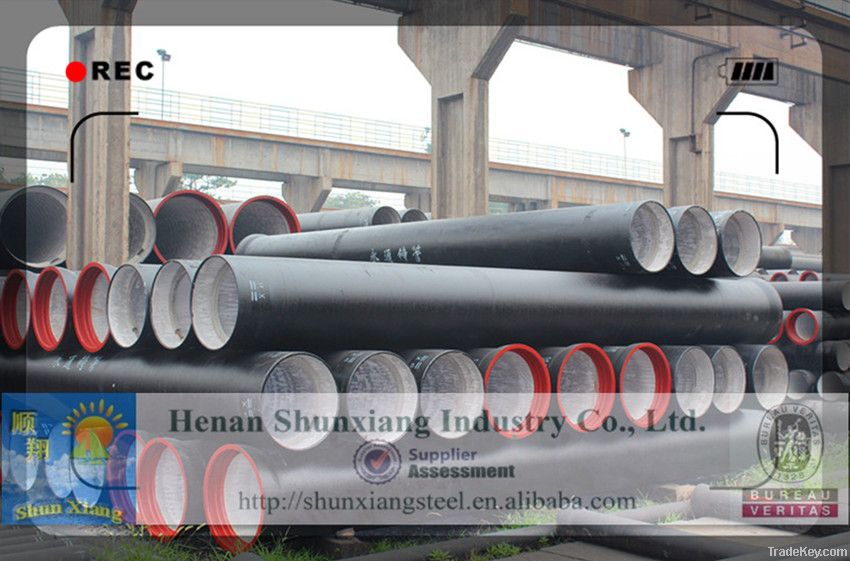 K9 T Type Joint Ductile Iron Pipe with Cement Lining
