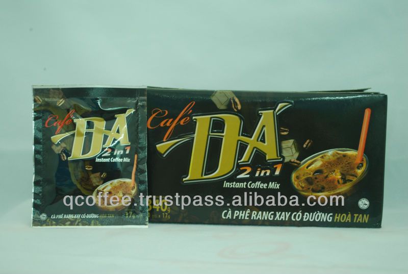 Qcafe 2 in 1 Instant Coffee