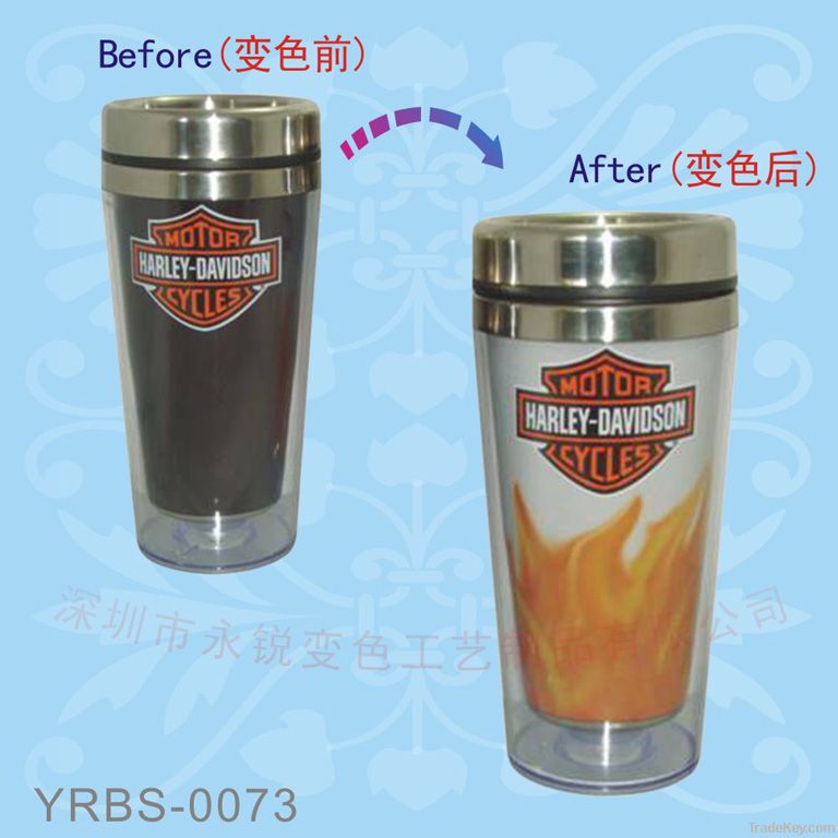 2012 Hot!!! Stainless Steel Color Changing Mug For Promotional