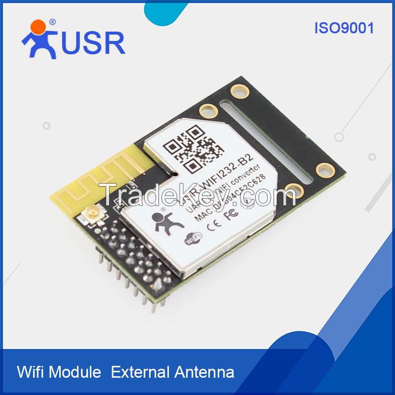 High Performance Serial UART to Wifi 802.11 Module with External Antenna
