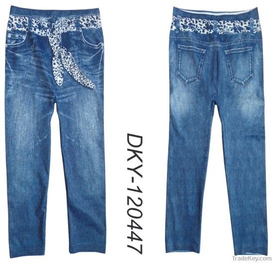 jeans  printed legging
