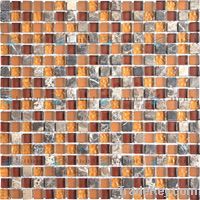 Stone mixed glass mosaic, wall tile backsplash, kitchen tiles