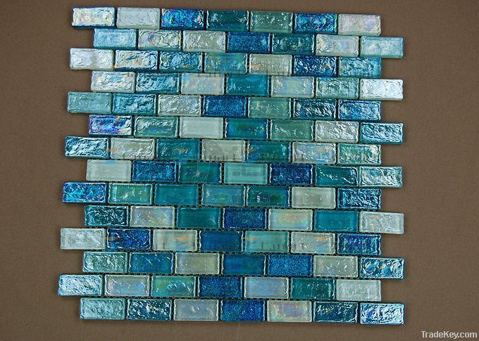 pure Iridescent mosaic, wall tile backsplash, kitchen tilesEM42RC01