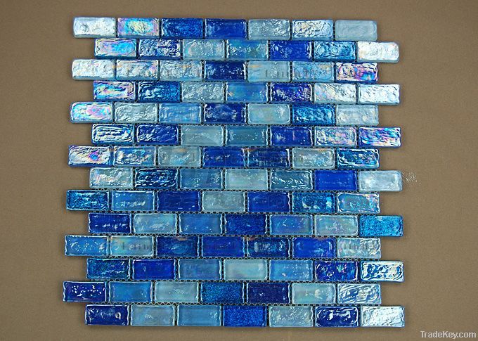 pure Iridescent mosaic, wall tile backsplash, kitchen tilesEM42RC04