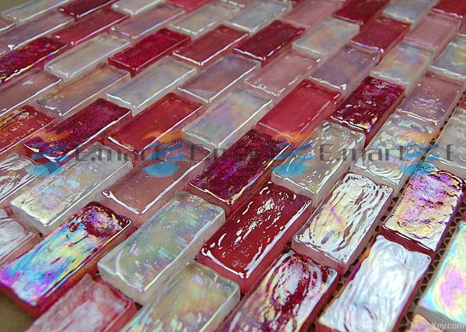 pure Iridescent mosaic, wall tile backsplash, kitchen tilesEM42RC09
