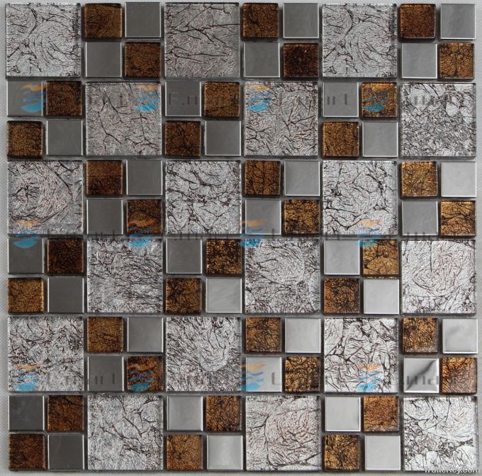Backsplash Mosaic Tile (Stainless Steel)