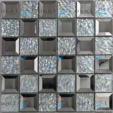 Stainless steel mosaic tile wall tile backsplashes .bathroom tile