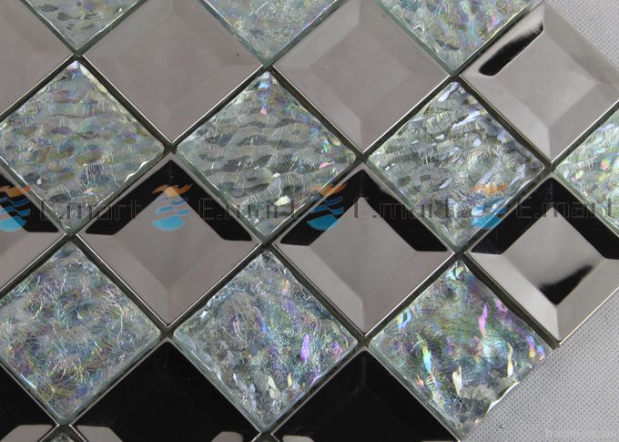 Stainless steel mosaic tile wall tile backsplashes .bathroom tile