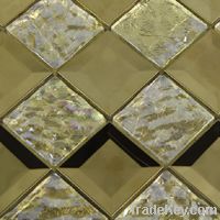 Stainless steel mosaic tile wall tile backsplashes .bathroom tile