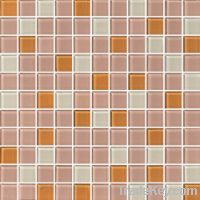 Mixed pure color glass mosaic