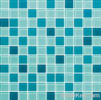 Mixed pure color glass mosaic