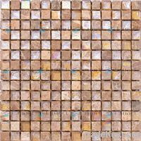 Stone mix glass mosaic tile