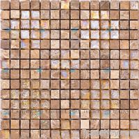 Stone mix glass mosaic tile