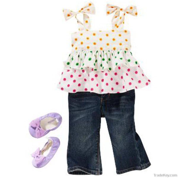 set of boy and girl clothes