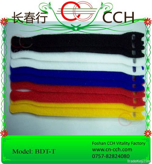 colour self-gripping velcro ties