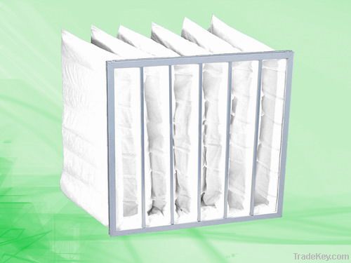 Medium efficiency anti-static pocket filter