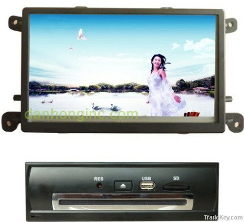7 inch car dvd player with GPS and entertainment for Audi