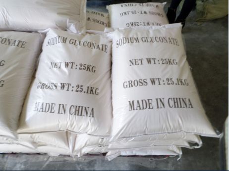 China High purity 99% low price sodium gluconate concrete adiitives tech food grade 