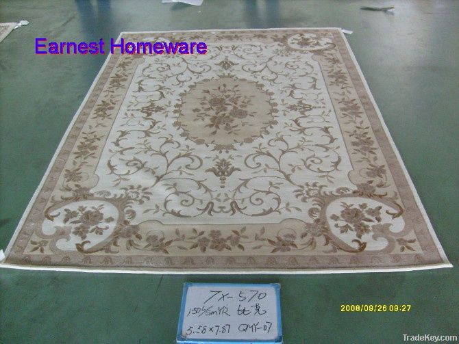 150l hand made wool-silk carpet