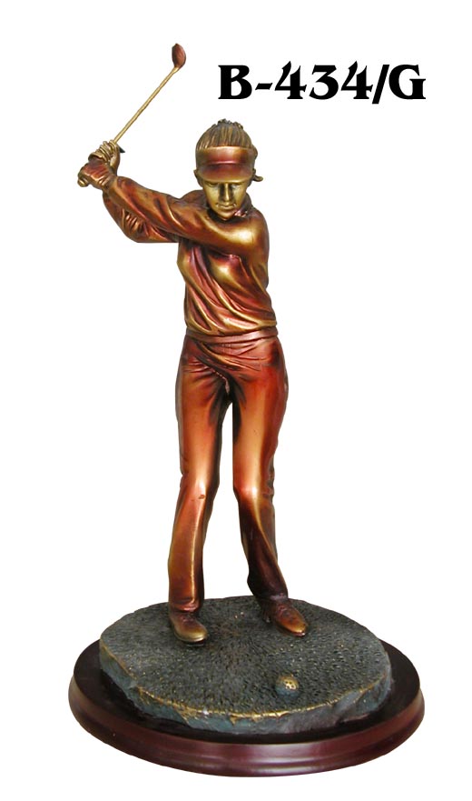 Business Gifts Idea of Golf Sports, Resinic Sculpture