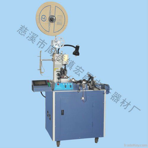 automatic terminal crimping and tinning machine