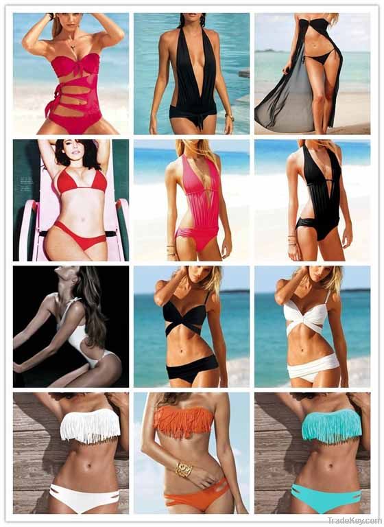 Fashionable Summer Bikini Swimming Wear With Bra Pad Fast Shipping