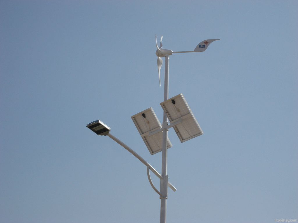 400w wind solar hybrid street light sysyem