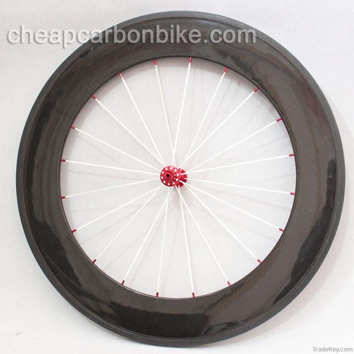 700C 88mm Clincher Full Carbon Fiber Bicycle Wheel Set