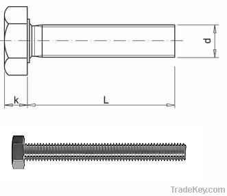 Hex Head Bolt Full Thread Din933