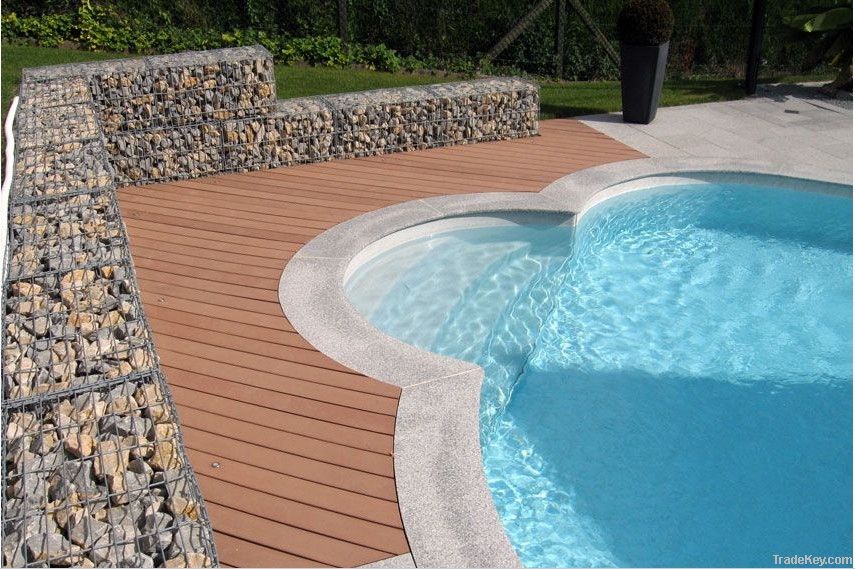 waterproof and easy to assemble wpc flooring