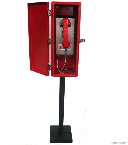 Outdoor Pillars Emergency Assistance Service Telephone