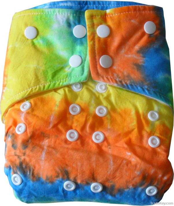 Reusable cloth diapers for baby.Printed cotton Baby cloth diaper