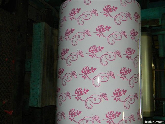 pre-painted galvanized steel sheet/coil of printing flowers