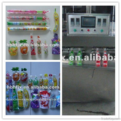 pouch (inflatabfile bag) filling and sealing machine