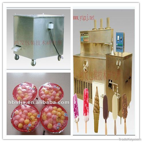 ice ball and ice cream machine