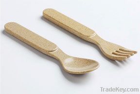 bamboo fiber fork-spoon