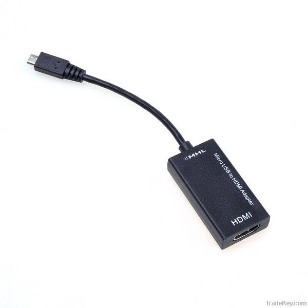 Micro USB to HDMI MHL Adapter - Black